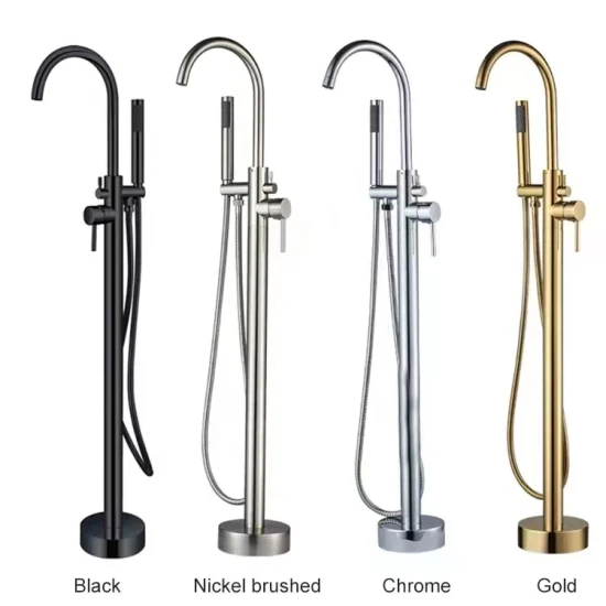 Floor-Mounted Bathtub Shower Tub Faucet 70010